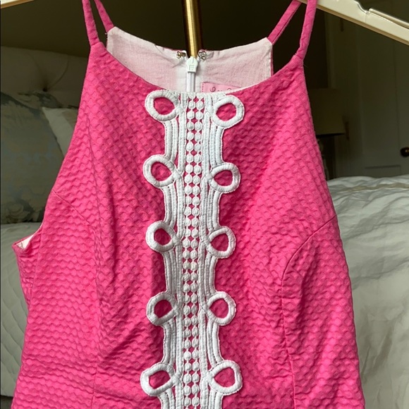 Lilly Pulitzer pink textured top - Picture 3 of 6